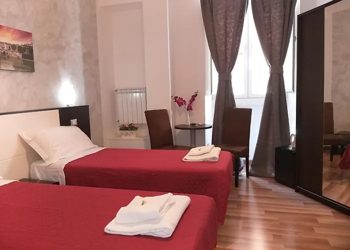 A In فندق مبيت وإفطار روما